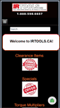 Mobile Screenshot of irtools.ca