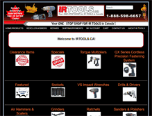 Tablet Screenshot of irtools.ca